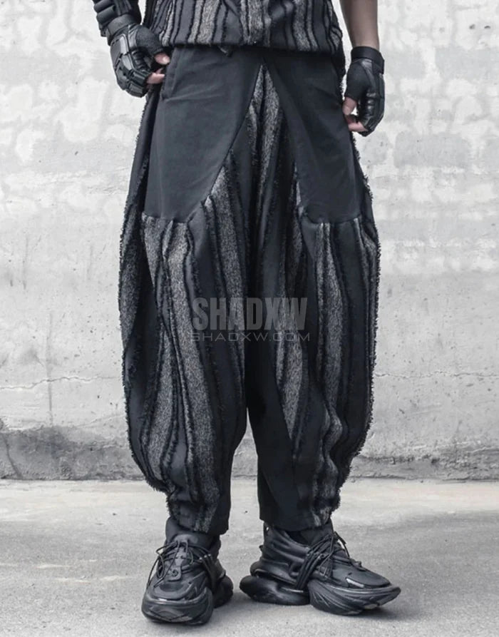 Black baggy joggers