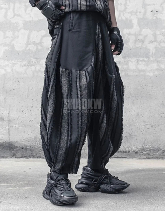 Black baggy joggers
