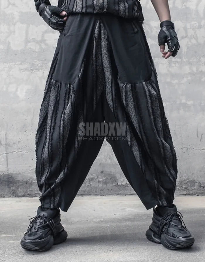 Black baggy joggers
