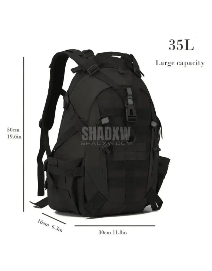 Black Techwear Backpack