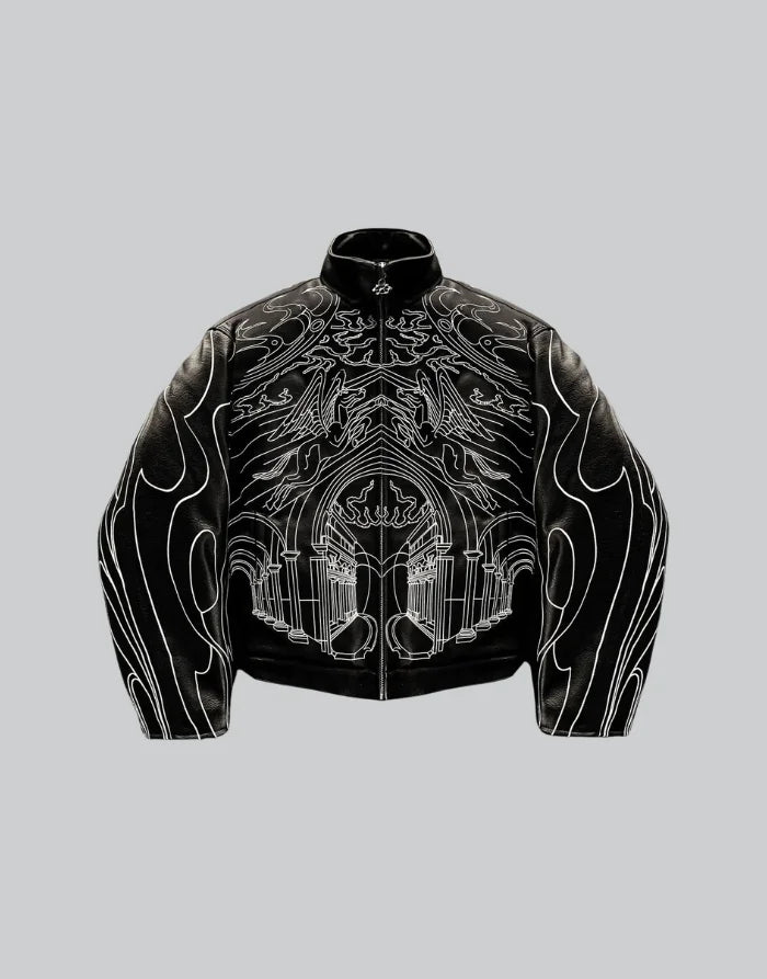 Black Y2K Jacket | Techwear