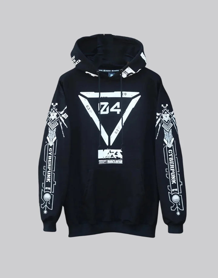 CYBER STREET UNISEX SET UP【GRAY x BLACK】 Exude Mysterious Elegance - Gray Cyberpunk Mask Ninja | Only