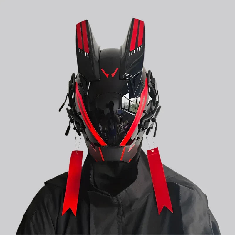 cyborg ninja motorcycle helmet Cyborg Cyberpunk Helmet