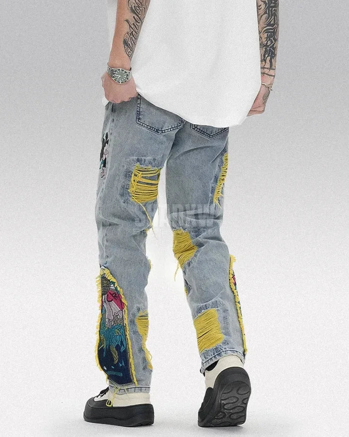 Graphic Y2K Jeans