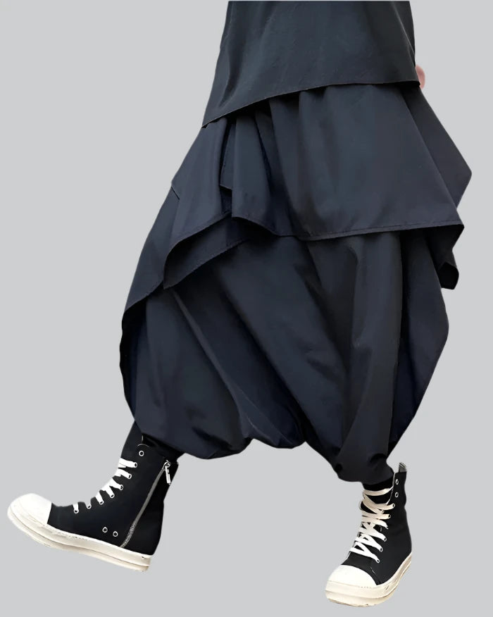パンツ A.F ARTEFACT Coating Sweat Hakama Hakama Pants Men | Techwear