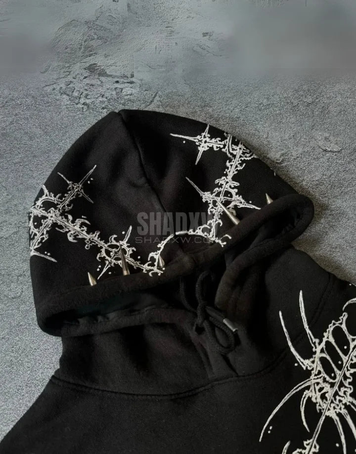 Oversized Goth Hoodie