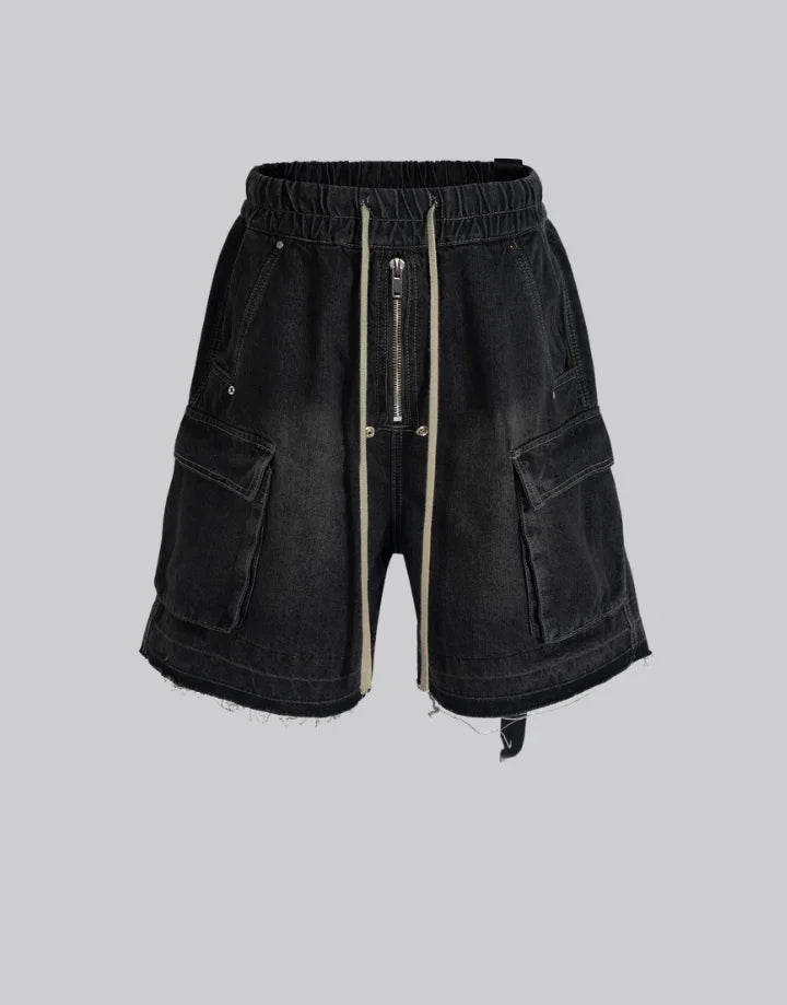 Streetwear Jeans Shorts | Techwear