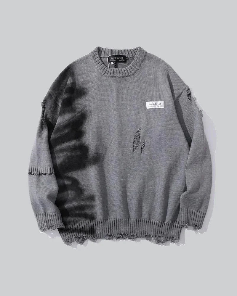 トップス VAULTROOM DAMAGED SWEATER VAULTROOM DAMAGED SWEATER