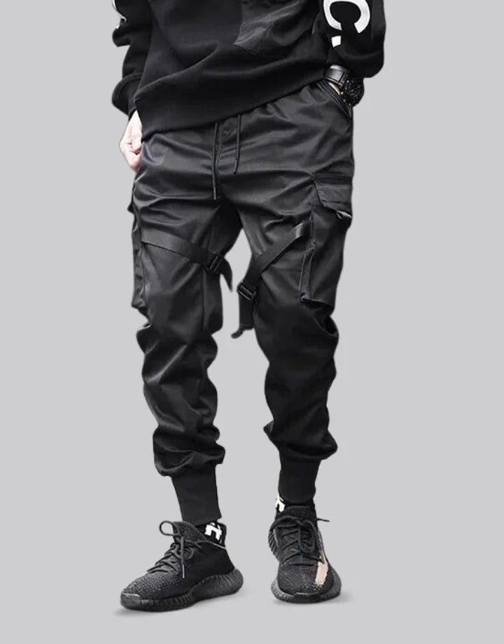 Black Techwear Pants  Techwear pants, Black techwear, Techwear outfit
