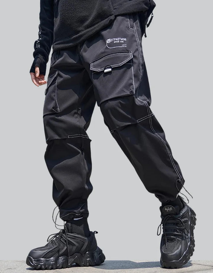 MFCT Men's Darkness Techwear Pants Streetwear Black Urban Harem Joggers