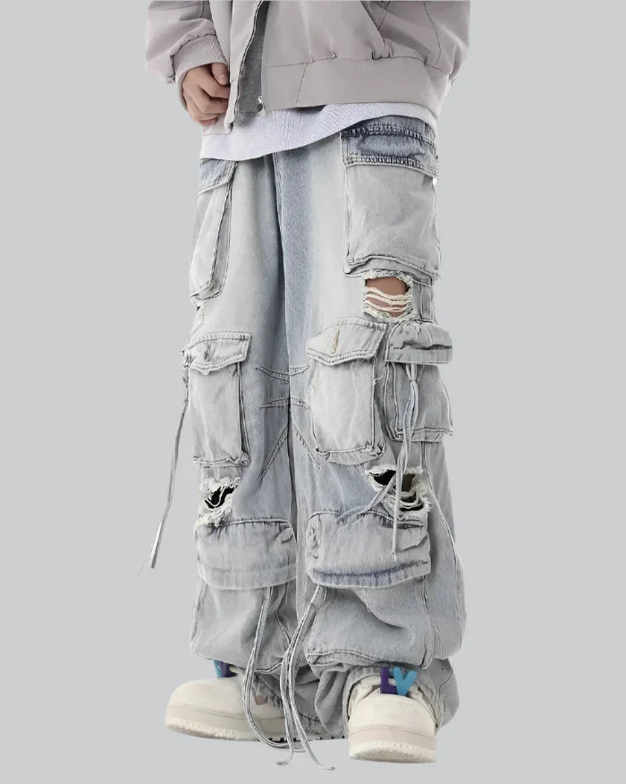 00s 超極太 nike buggy cargo pants y2k teck Y2K Baggy Pants | Techwear