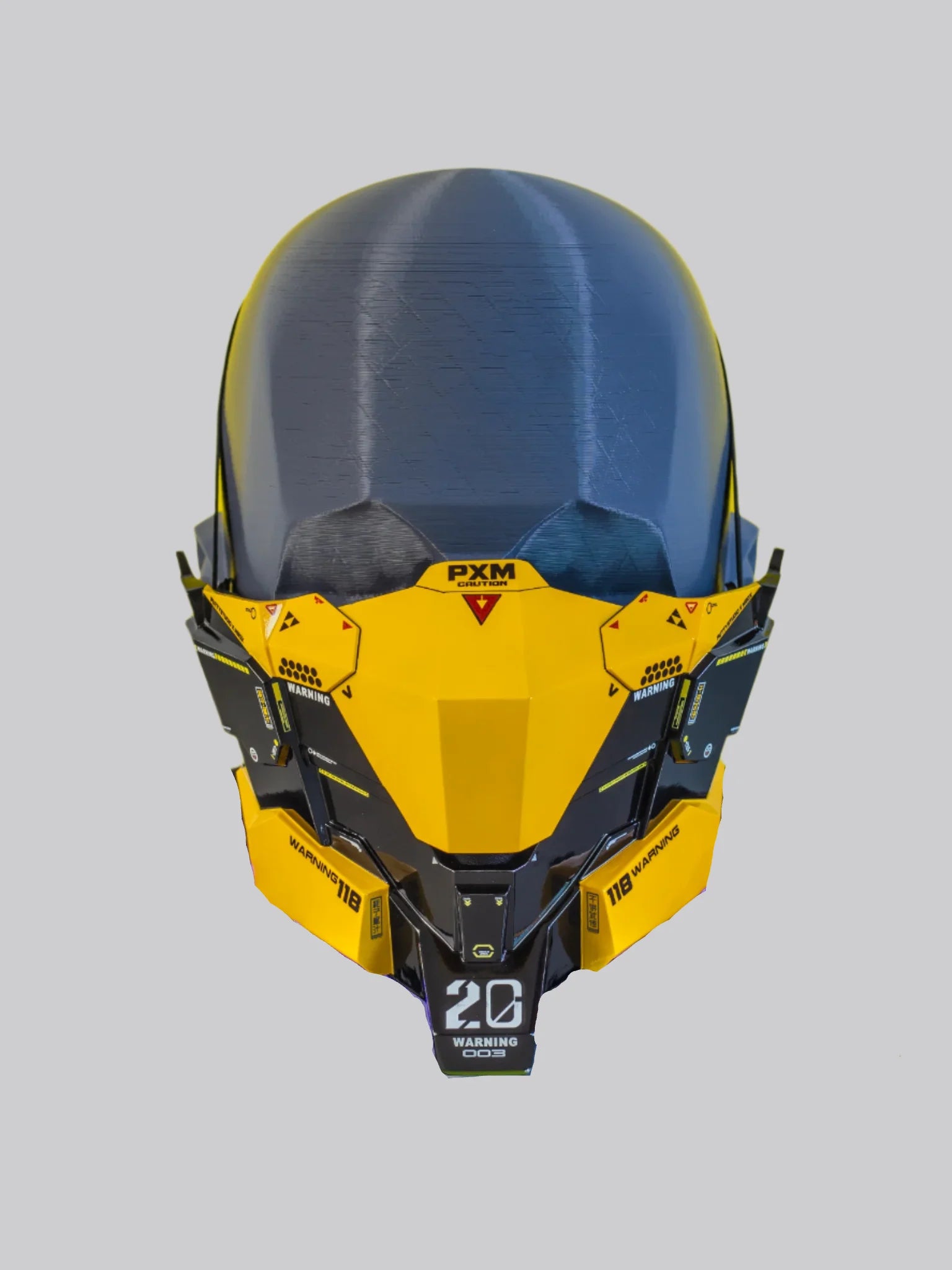 Yellow Cyberpunk Mask | Techwear