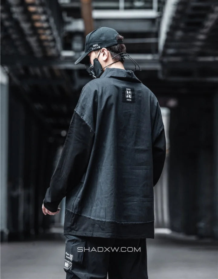 Black Japanese Hoodie