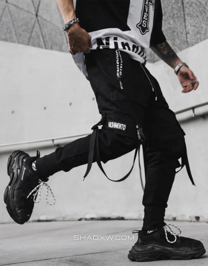 Goth cargo pants