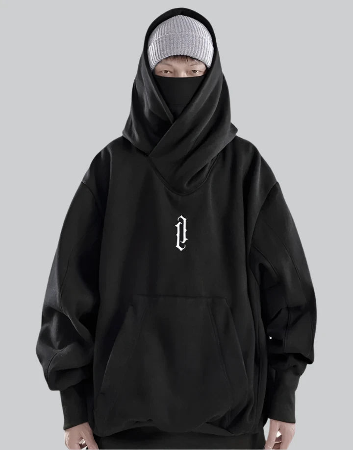 High Collar Hoodie Techwear - Main Image