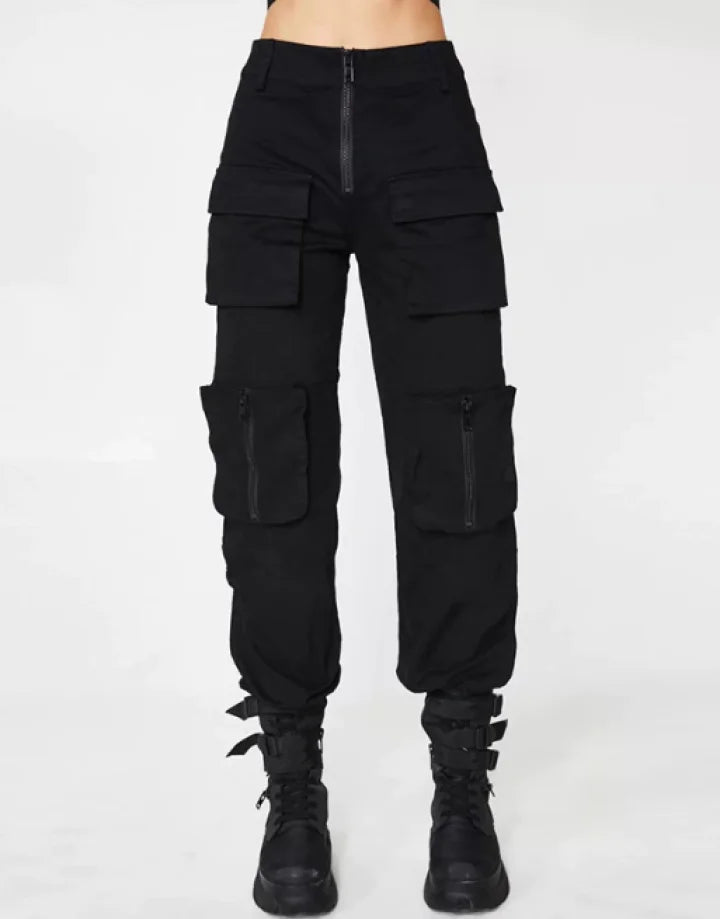 Black Techwear Pants  Black techwear, Techwear pants, Womens techwear