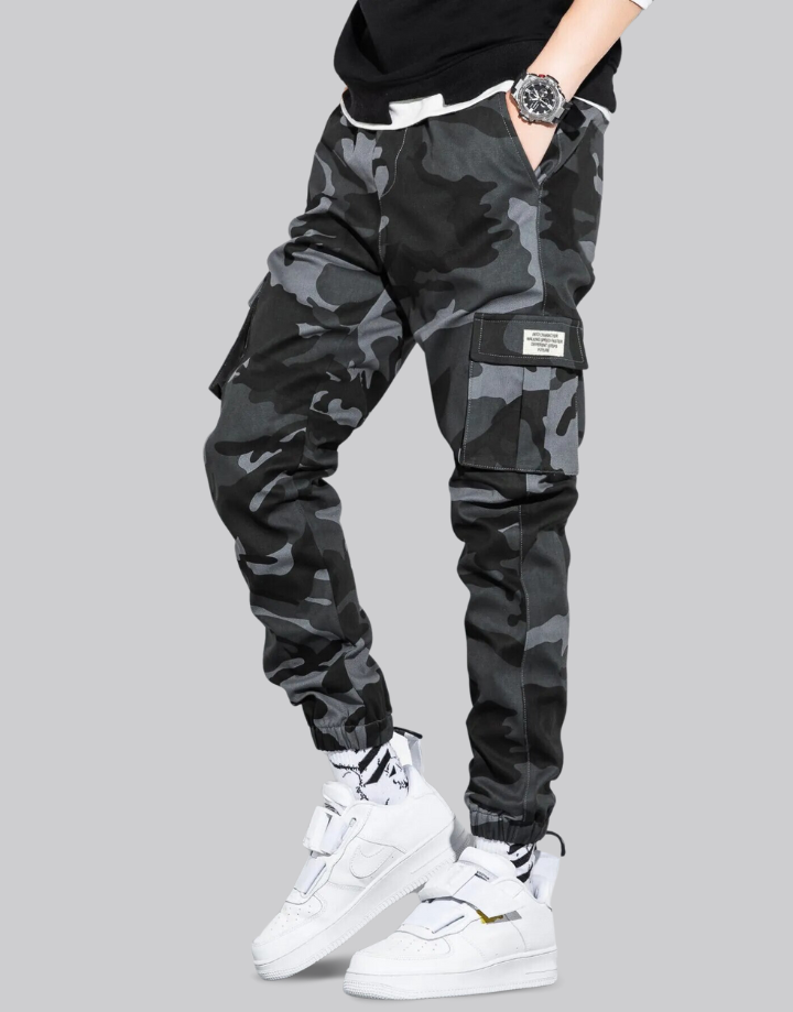 Camo Cargo Joggers Mens