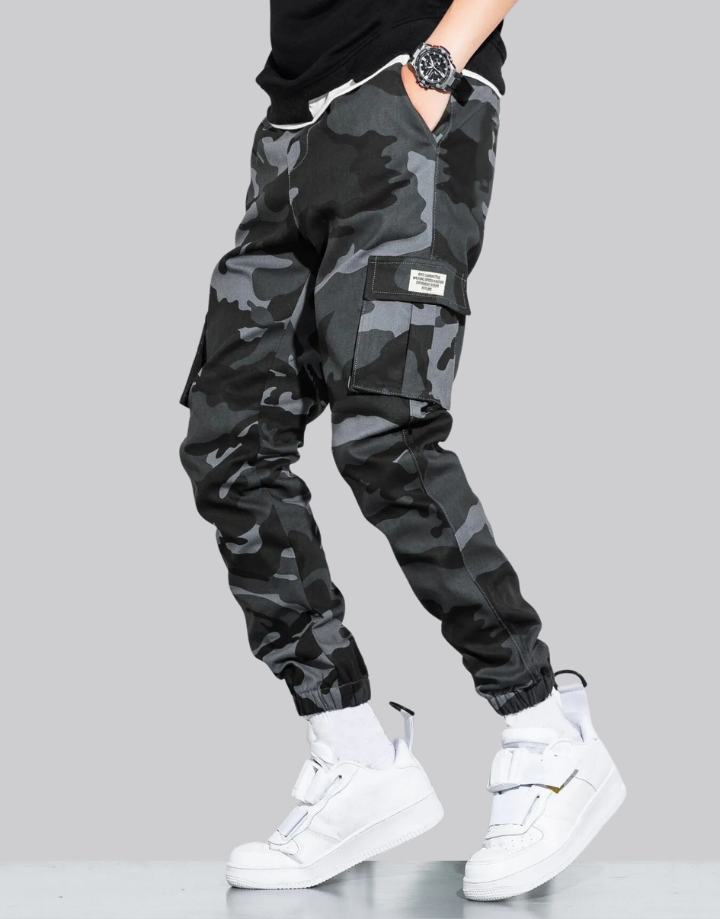 Camouflage Cargo Jogginghose Herren