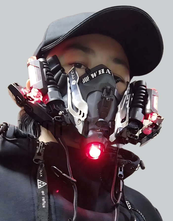 Cyberpunk Led Gas Mask