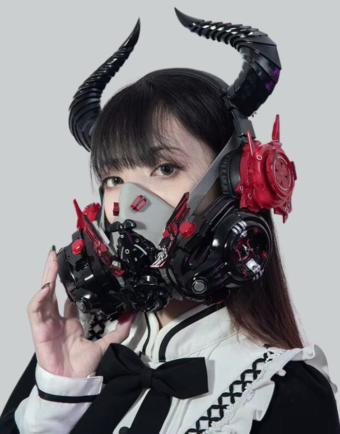 Cyberpunk Goth Mask