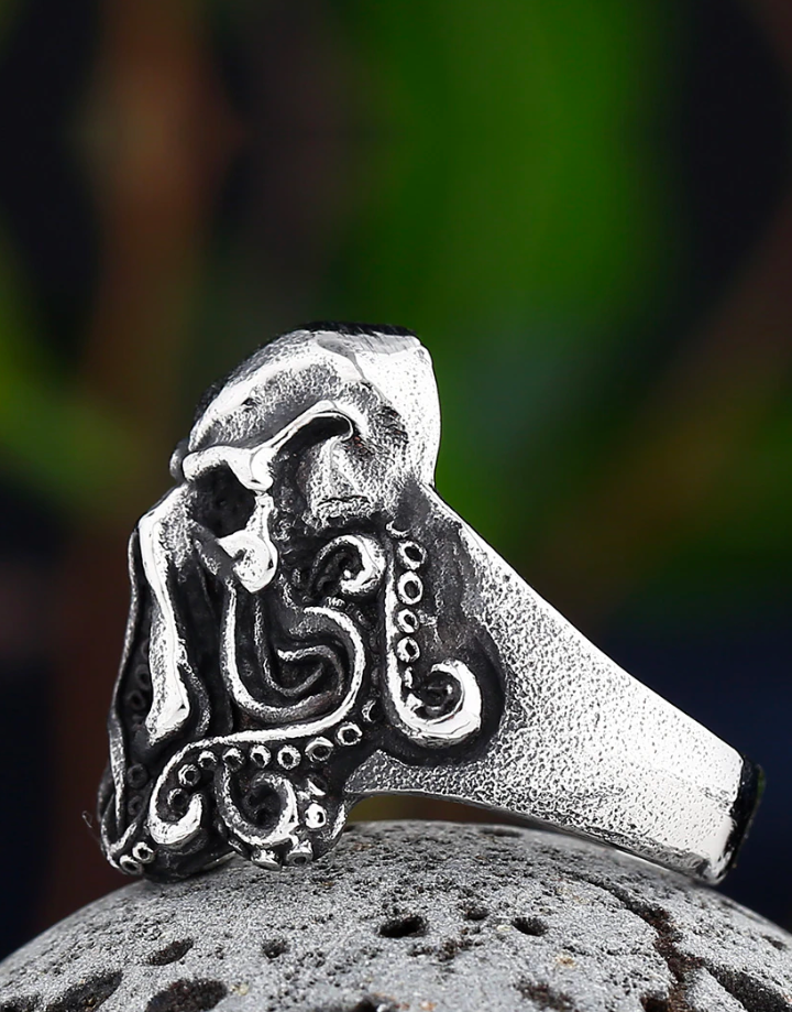 Octopus Skull Ring