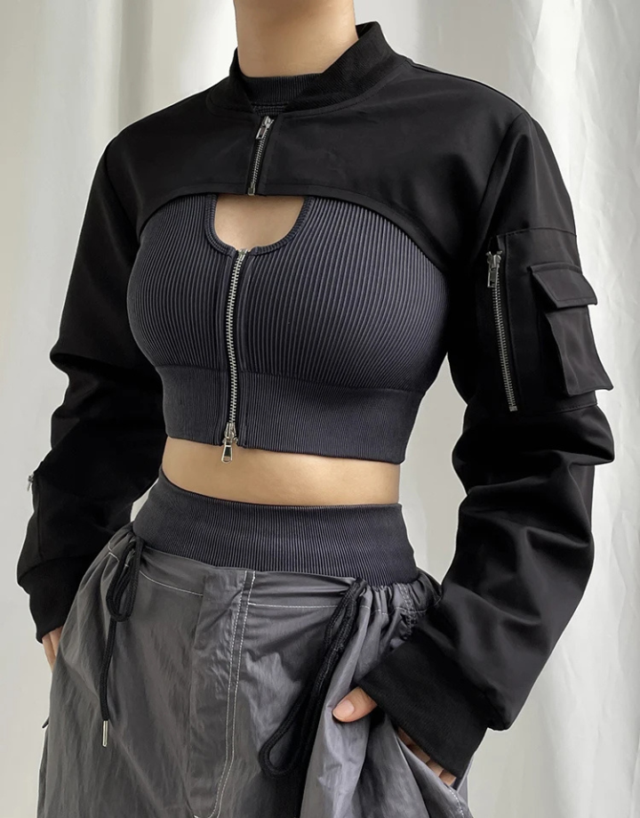 Superkurzes Crop Top