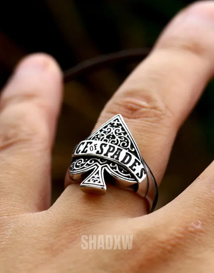 Ace of Spades Ring