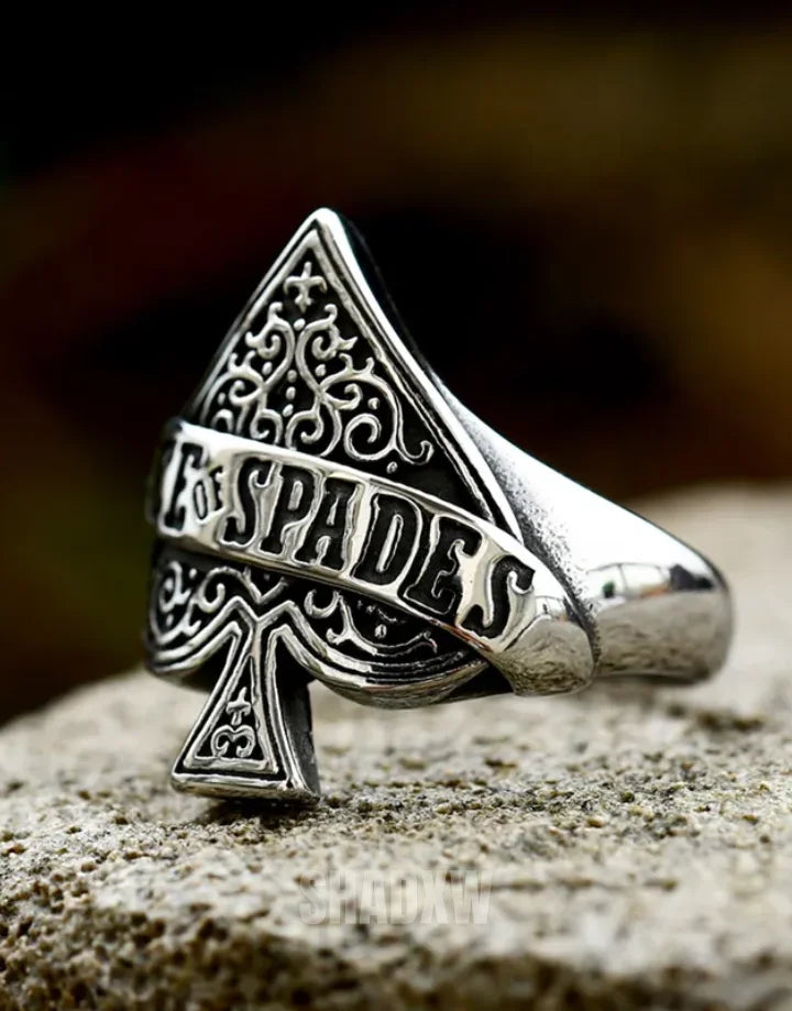 Ace of Spades Ring