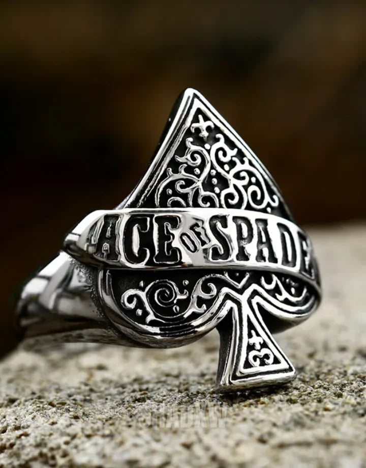 Ace of Spades Ring