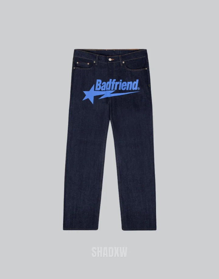 Bad Friend Pants blue