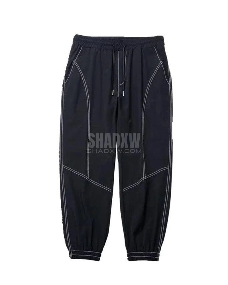 Ice Silk Pants,Summer Pants, jogger pants,techwear pants,mens streetwear outfits,black cargo pants,black cargo pants mens,black cargo pants outfit,Mens Baggy Sweatpants