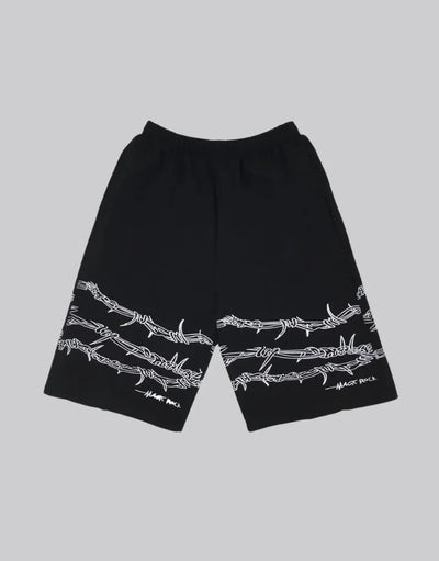 Barbed wire shorts