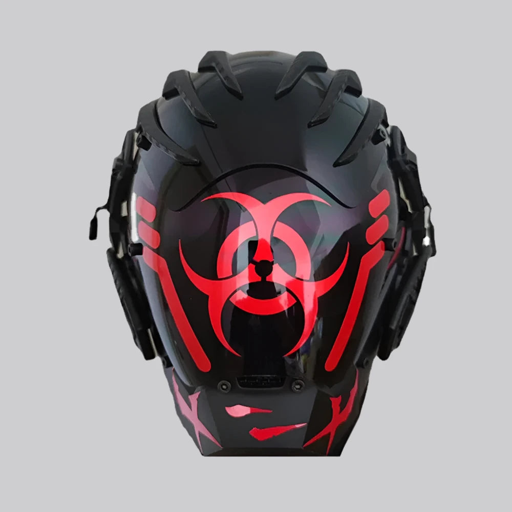 Biohazard Cyberpunk Helmet