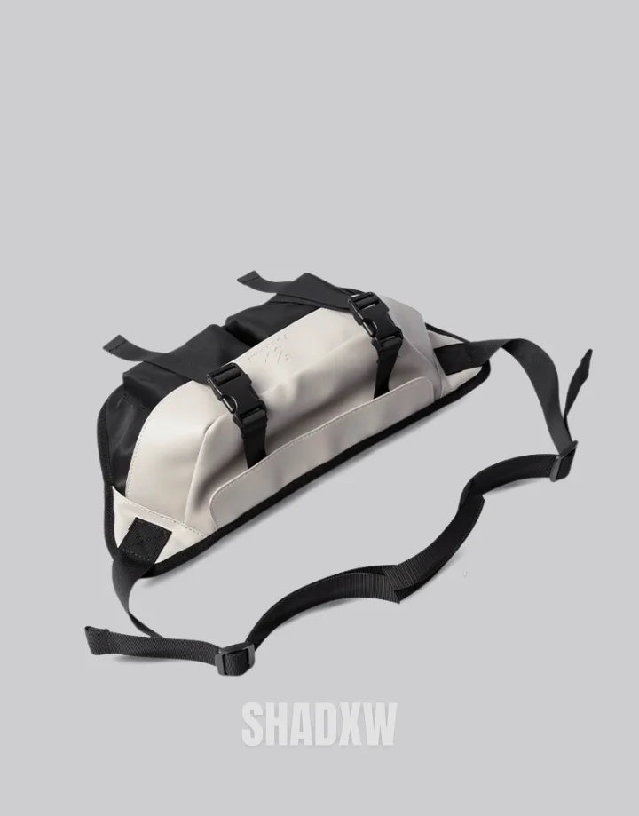 Black and White Sling Bag Techwear