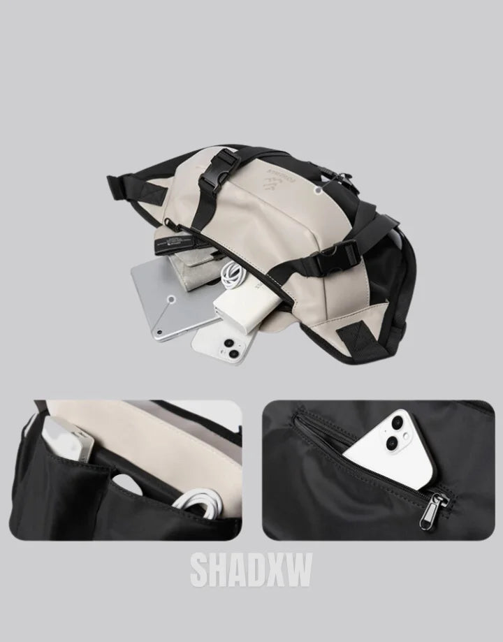 Black and White Sling Bag