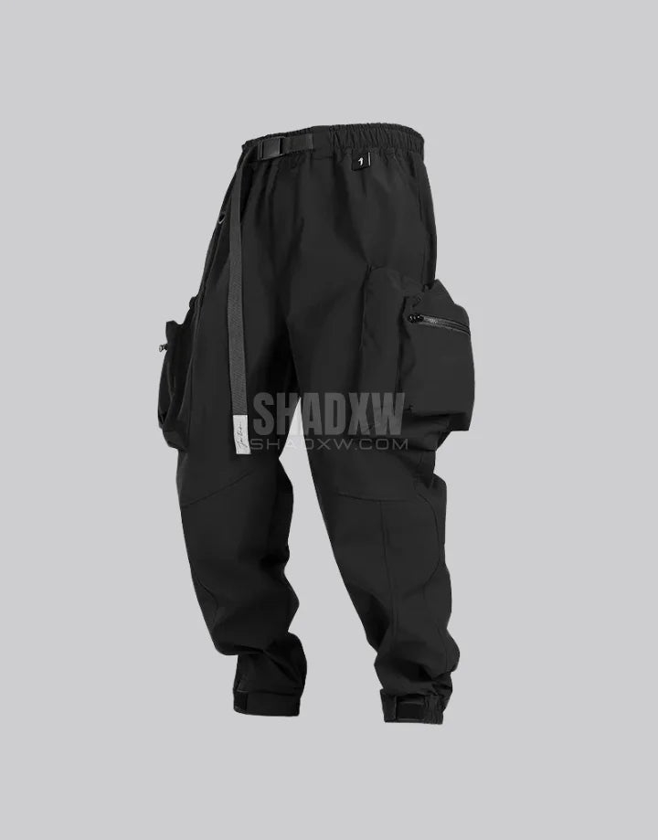 Black baggy joggers