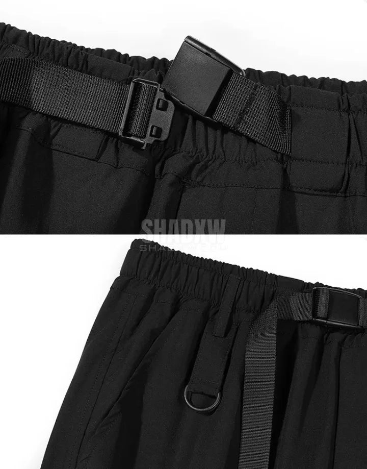 Black baggy joggers