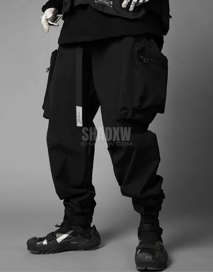 Black baggy joggers