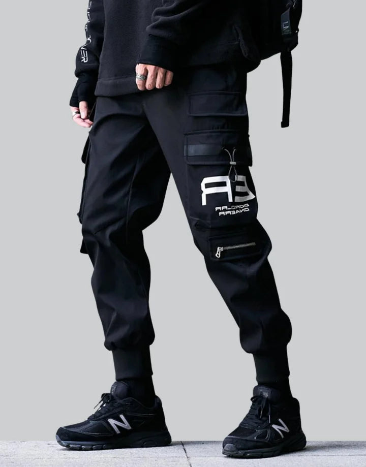 Black Cargo Pants Streetwear