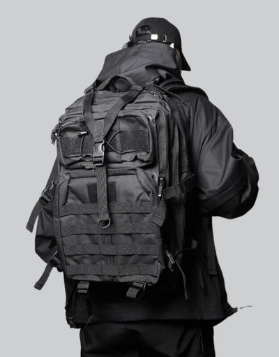 Black Tactical Backpack | Techwear