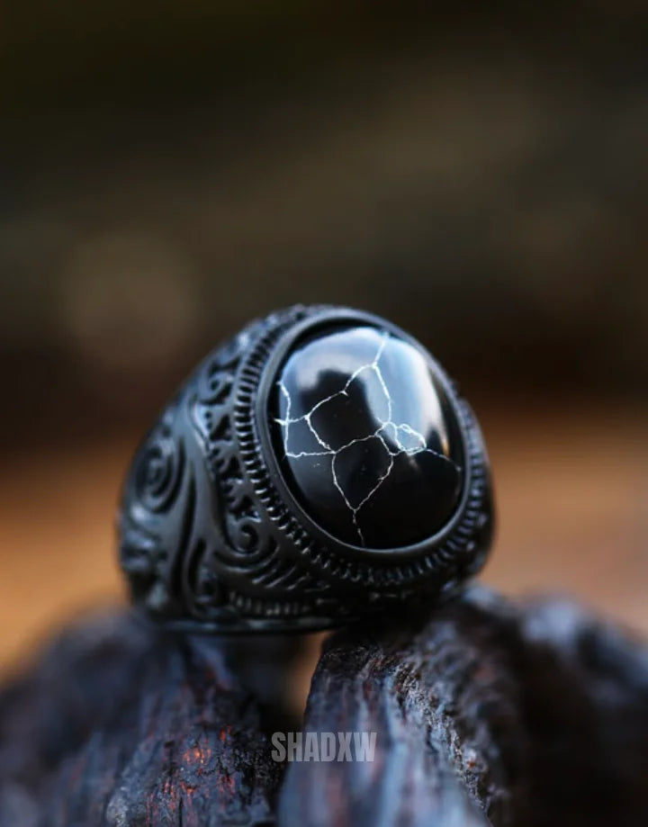 Black Turquoise Ring