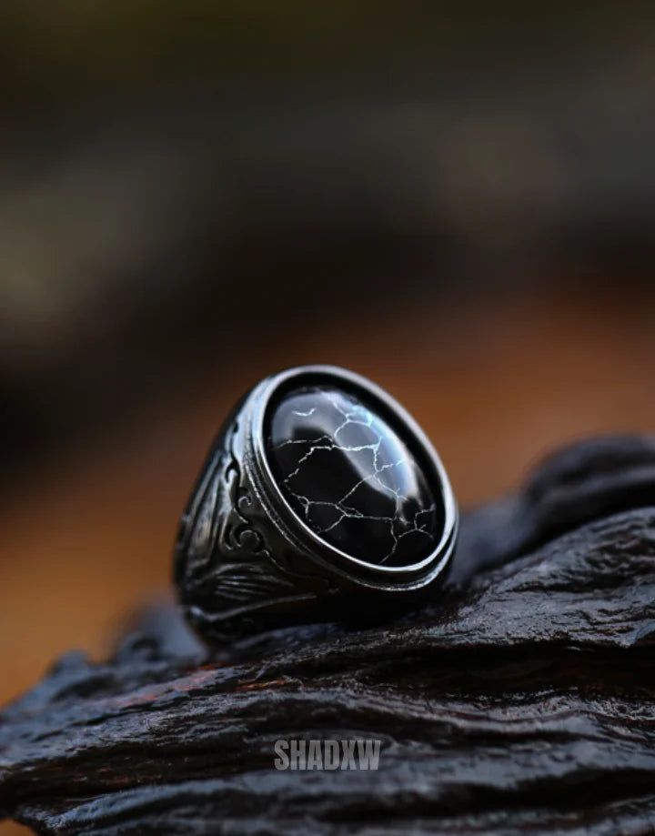 Black Turquoise Ring