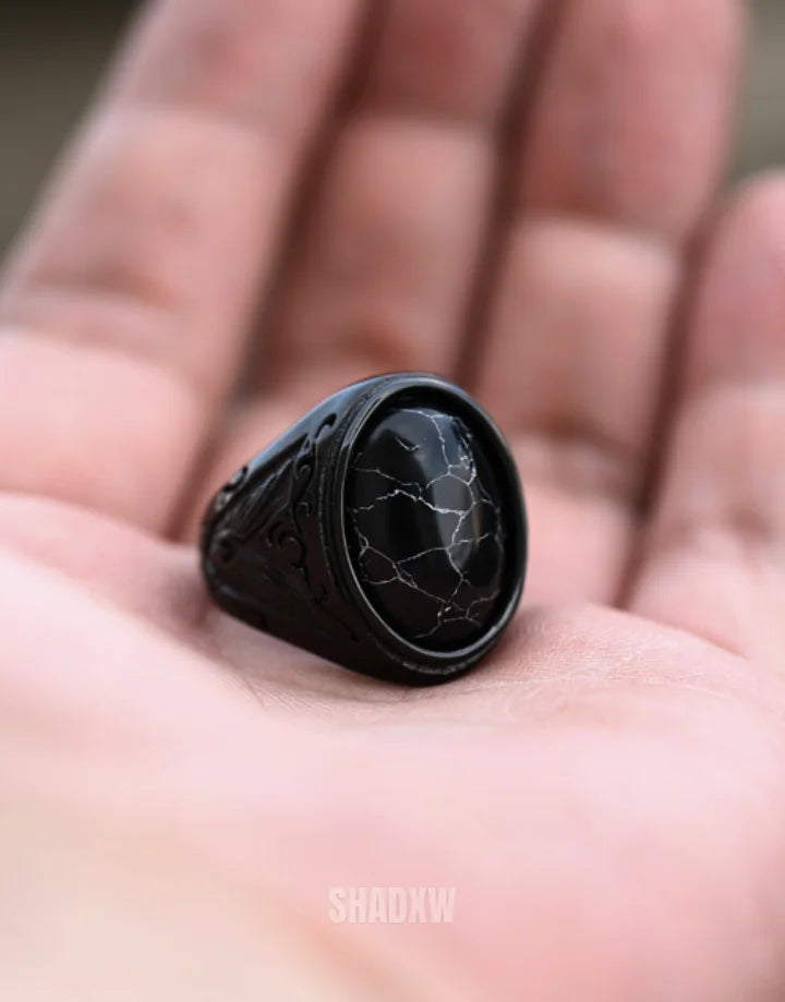 Black Turquoise Ring