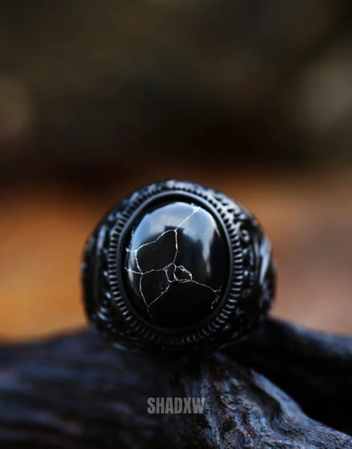 Black Turquoise Ring