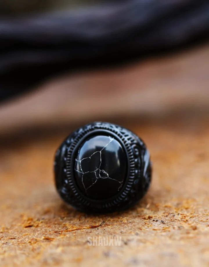 Black Turquoise Ring