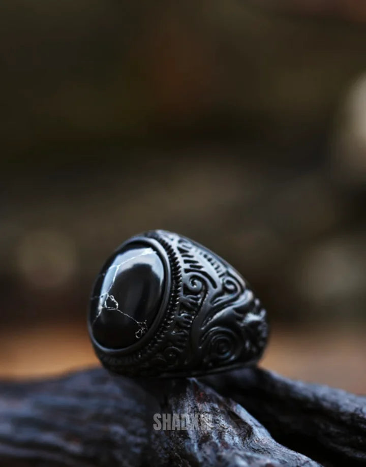 Black Turquoise Ring