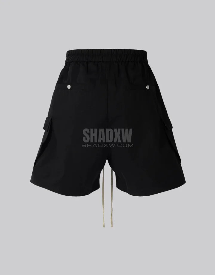 Black Zipper Shorts