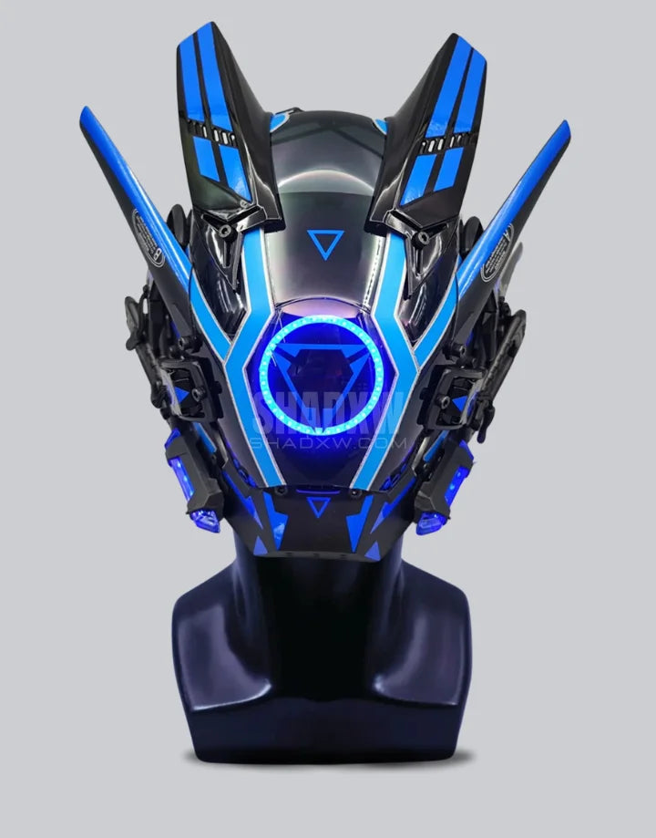 Blue Cyberpunk Mask