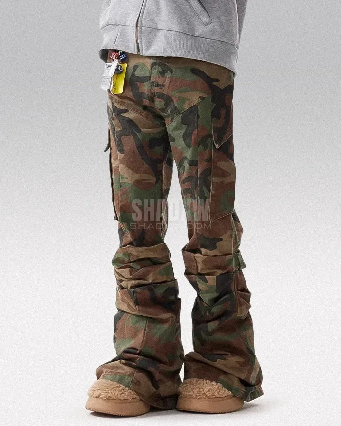 Camo Cargo Pants Y2K