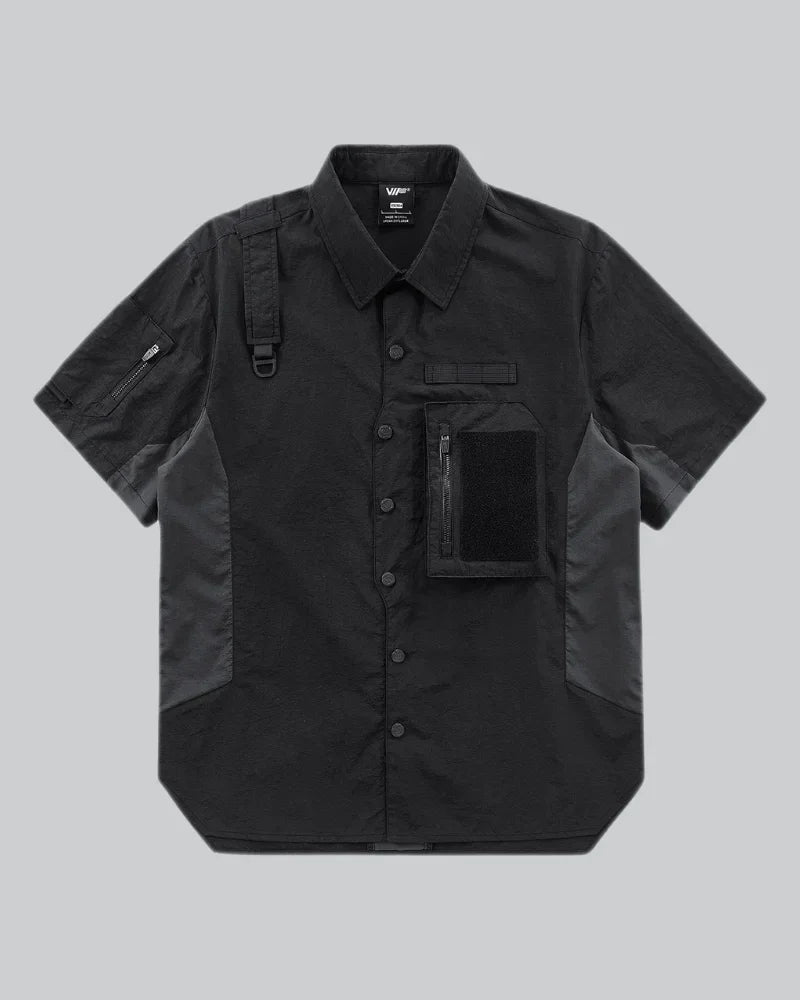 Techwear T-shirts,tactical shirt,mens black tees,cargo t-shirt men's,t-shirt,polo tees,mens military-style cargo shirts,cotton cargo t-shirts,Cargo Shirt for Men,Men's Tees,tech t-shirt,black t-shirt,pocket tees mens,techwear style,Fake Two-piece T-shirt,Functional Tee